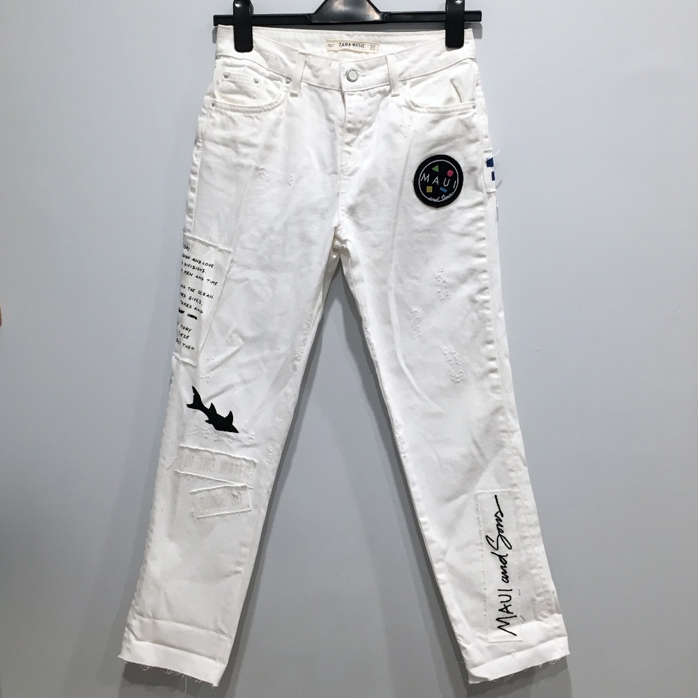 NWOT ZARA x MAUI & SONS limited relaxed jeans